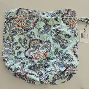 Vera Bradley Mint and Blue Floral Travel Bag